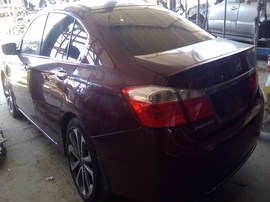 2014 HONDA ACCORD, BURGUNDY, SPORT MODEL, 2.4L, AT.   A26428